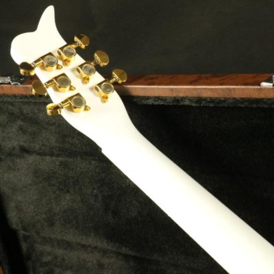 Custom Ember Prince Cloud Pearl White 6 String Electric Guitar - Image 10