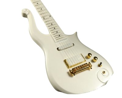 Custom Ember Prince Cloud Pearl White 6 String Electric Guitar