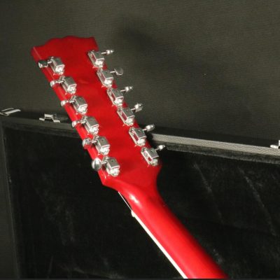 Custom Crown ES335 Semi Hollow Body Artist Cherry Fhole 12 String Guitar - Image 3