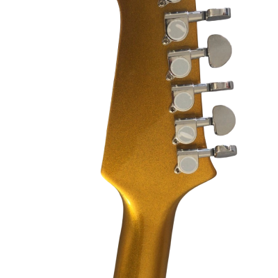Custom Crown DG335 Dave Grohl Gold Finish 6 String Electric Guitar - Image 5