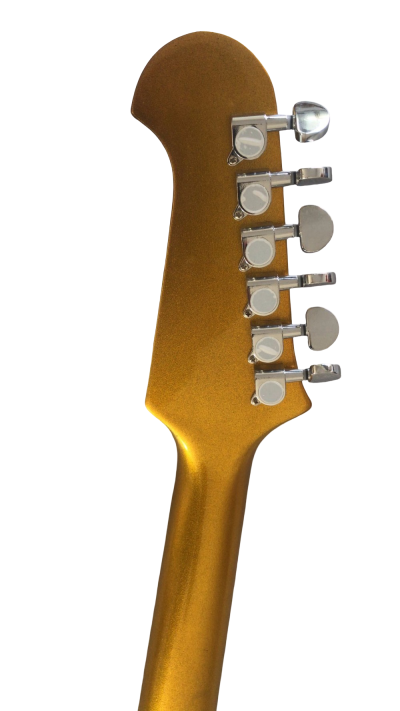 Custom Crown DG335 Dave Grohl Gold Finish 6 String Electric Guitar - Image 5
