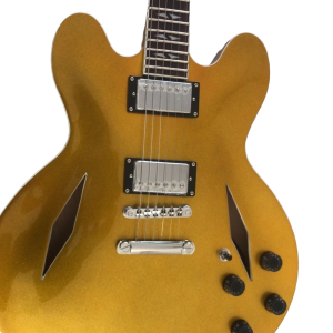 Custom Crown DG335 Dave Grohl Gold Finish 6 String Electric Guitar