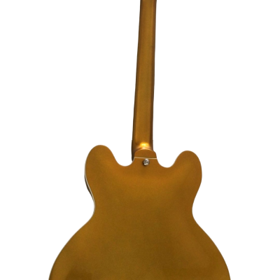 Custom Crown DG335 Dave Grohl Gold Finish 6 String Electric Guitar - Image 4