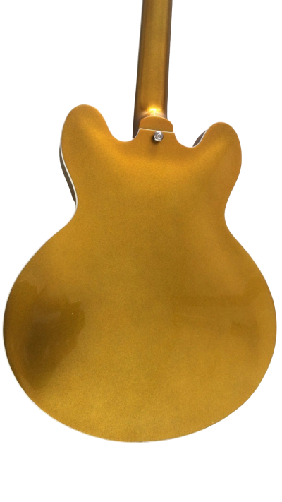 Custom Crown DG335 Dave Grohl Gold Finish 6 String Electric Guitar - Image 7