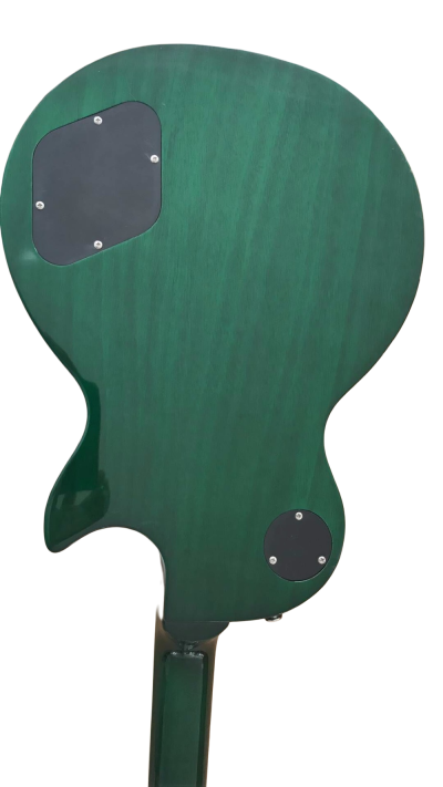 Custom Crown Green Burst Flame Maple Top Snakepit Slash Guitar - Image 4
