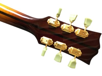 Custom Crown ES350 Tiger Maple Top Sunburst Semi Hollow Jazz Fhole Guitar - Image 12