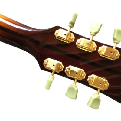 Custom Crown ES350 Tiger Maple Top Sunburst Semi Hollow Jazz Fhole Guitar - Image 12