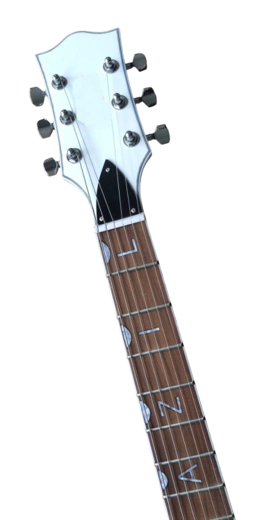 Custom Sovereign Jupiter Thunderbird Billy Green Yellow Electric Guitar - Image 6