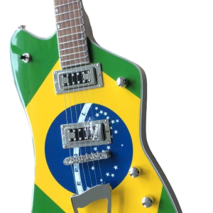 Custom Sovereign Jupiter Thunderbird Billy Green Yellow Electric Guitar