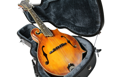 Custom Corundum Solid Flamed Maple Dovetail Sunburst Fhole Mandolin - Image 3