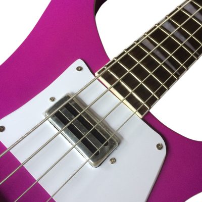 Custom Nova 4003 Pink 4 String Bass - Image 2