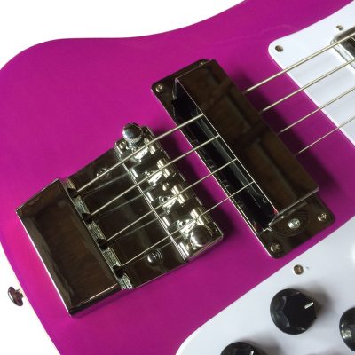 Custom Nova 4003 Pink 4 String Bass - Image 5