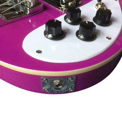 Custom Nova 4003 Pink 4 String Bass - Image 7