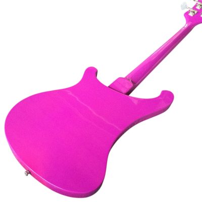 Custom Nova 4003 Pink 4 String Bass - Image 8