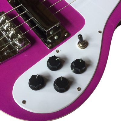 Custom Nova 4003 Pink 4 String Bass - Image 9
