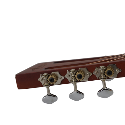 Custom Cobalt Resonator Chrome Plated Brass Body Fholes Guitar Resophonic Single Cone - Image 7