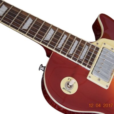 Custom Crown Joe Bonamassa Tomato Soup Burst Bigsby Vibrato Tailpiece Electric Guitar - Image 6