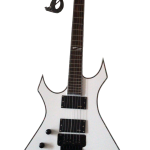 Custom Norturne Warlock Metal White Master Electric Guitar