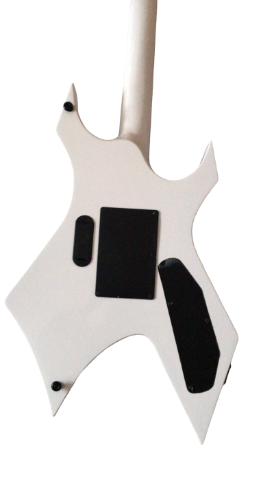 Custom Norturne Warlock Metal White Master Electric Guitar Floyd Rose Tremolo - Image 6