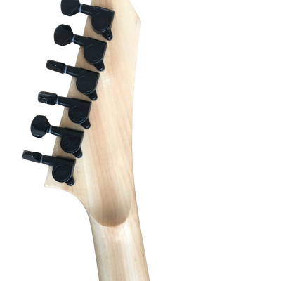 Custom Obsidian Kirk Hammett Ouija White Moon Inlays Electric Guitar - Image 5
