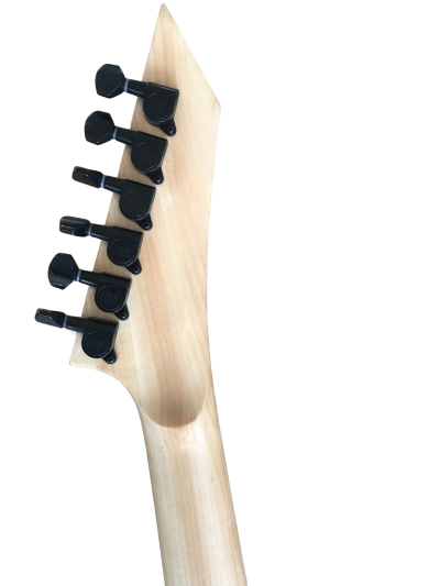 Custom Obsidian Kirk Hammett Ouija White Moon Inlays Electric Guitar - Image 5