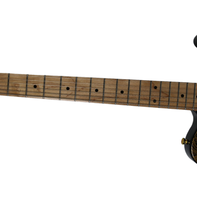 Custom Regent Gold James Paisley Flower Pattern Electric Guitar 3 Pickups - Image 9