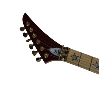 Custom Cinder Richie Sambora Jersey Star Alpine Candy Red Guitar Three Humbucker Pickups - Image 3