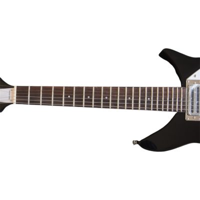 Custom Nova Lennon Black 325 Jetglo Electric Guitar - Image 4