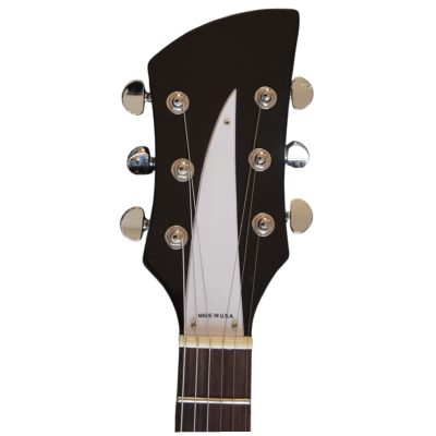Custom Nova Lennon Black 325 Jetglo Electric Guitar - Image 5