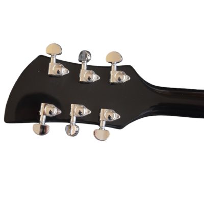 Custom Nova Lennon Black 325 Jetglo Electric Guitar - Image 10
