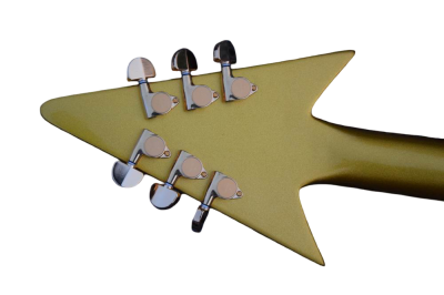 Custom Ember Prince Love Symbol Gloss Gold 6 String Electric Guitar - Image 10