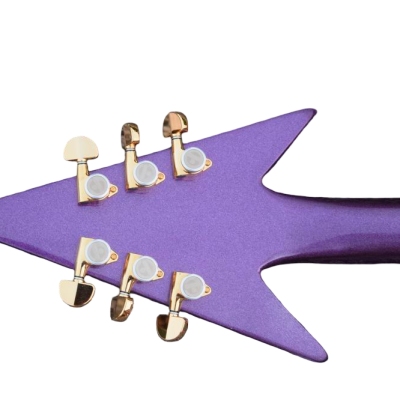Custom Ember Prince Love Symbol Gloss Violet Purple Tremolo 6 String Electric Guitar - Image 10