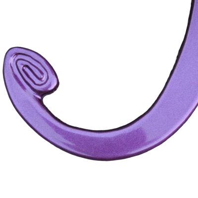 Custom Ember Prince Love Symbol Gloss Violet Purple Tremolo 6 String Electric Guitar - Image 11
