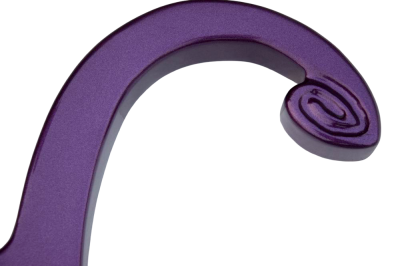 Custom Ember Prince Love Symbol Fretboard Gloss Violet Purple Tremolo Guitar - Image 5