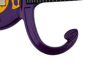 Custom Ember Prince Love Symbol Fretboard Gloss Violet Purple Tremolo Guitar - Image 9