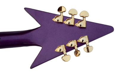 Custom Ember Prince Love Symbol Fretboard Gloss Violet Purple Tremolo Guitar - Image 15