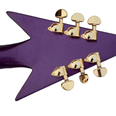 Custom Ember Prince Love Symbol Fretboard Gloss Violet Purple Tremolo Guitar - Image 15