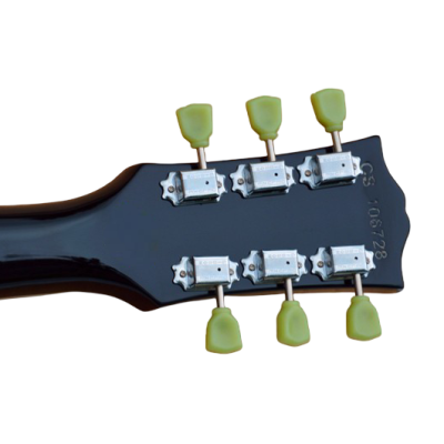 Custom Crown Figured Antique Jimmy P90 Pickups Electric Guitar - Image 3