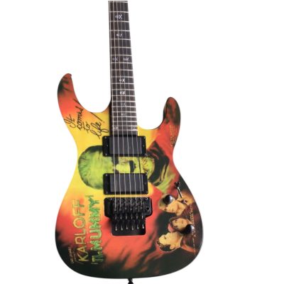 Custom Obsidian Karloff Alder Wood Body Mummy Kirk Hammett Electric Guitar