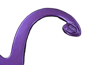 Custom Ember Prince Love Symbol Fretboard Gloss Purple Tremolo Electric Guitar - Image 5