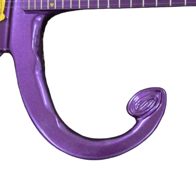 Custom Ember Prince Love Symbol Fretboard Gloss Purple Tremolo Electric Guitar - Image 9