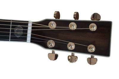 Custom Vertex D45 Natural Finish Solid Spruce Top Acoustic Electric Guitar - Image 3