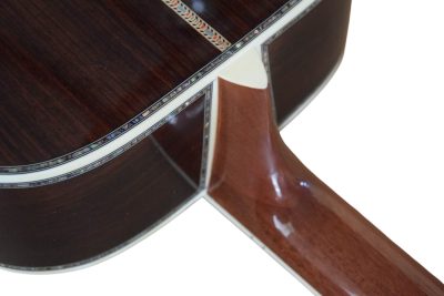 Custom Vertex D45 Natural Finish Solid Spruce Top Acoustic Electric Guitar - Image 6