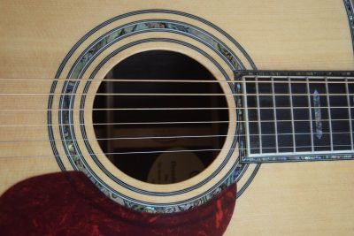 Custom Vertex D45 Natural Finish Solid Spruce Top Acoustic Electric Guitar - Image 7