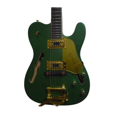 Custom Regent Thinline Bono Fhole Cadillac Green Metallic Bigsby Guitar