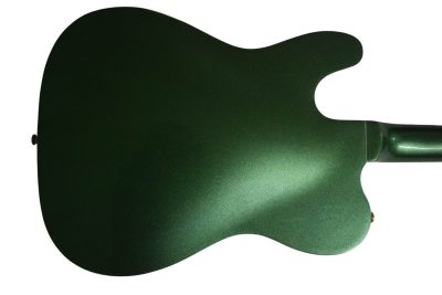 Custom Regent Thinline Bono Fhole Cadillac Green Metallic Bigsby Guitar - Image 4