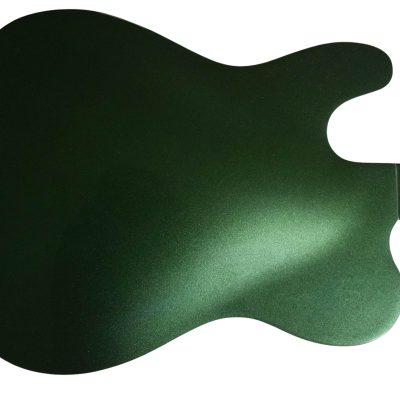 Custom Regent Thinline Bono Fhole Cadillac Green Metallic Bigsby Guitar - Image 4