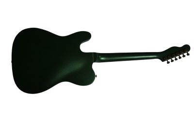 Custom Regent Thinline Bono Fhole Cadillac Green Metallic Bigsby Guitar - Image 9
