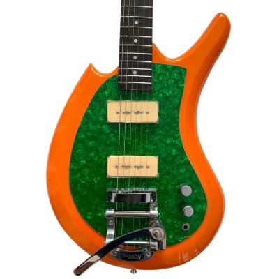 Custom Crown Orange P90 Bigsby Electric Guitar