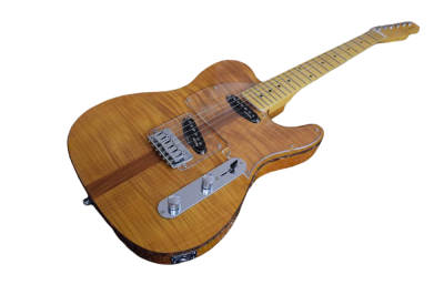 Custom Regent Natural Amber Burst Mad Cat Electric Guitar - Image 10